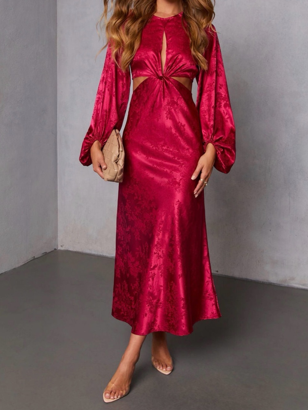 Under My Spell Cutout Maxi Dress: VICI Collection